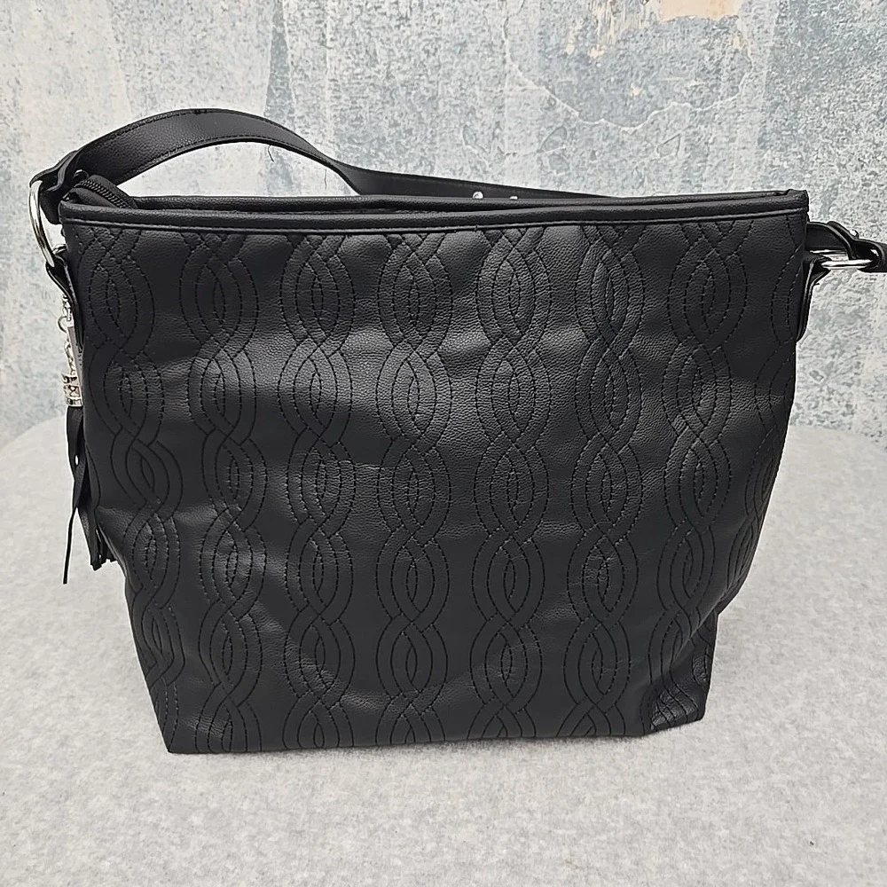 Bella Russo Black Hobo Bag Designer Purse‎ Shoulder Bag Everyday